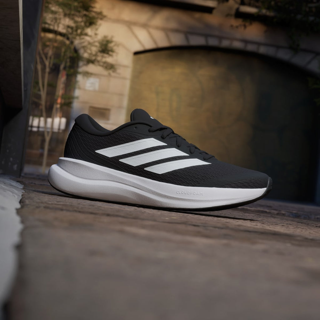 Adidas Women's RUNFALCON 6 Shoes - Core Black / Cloud White / Carbon - Image 3