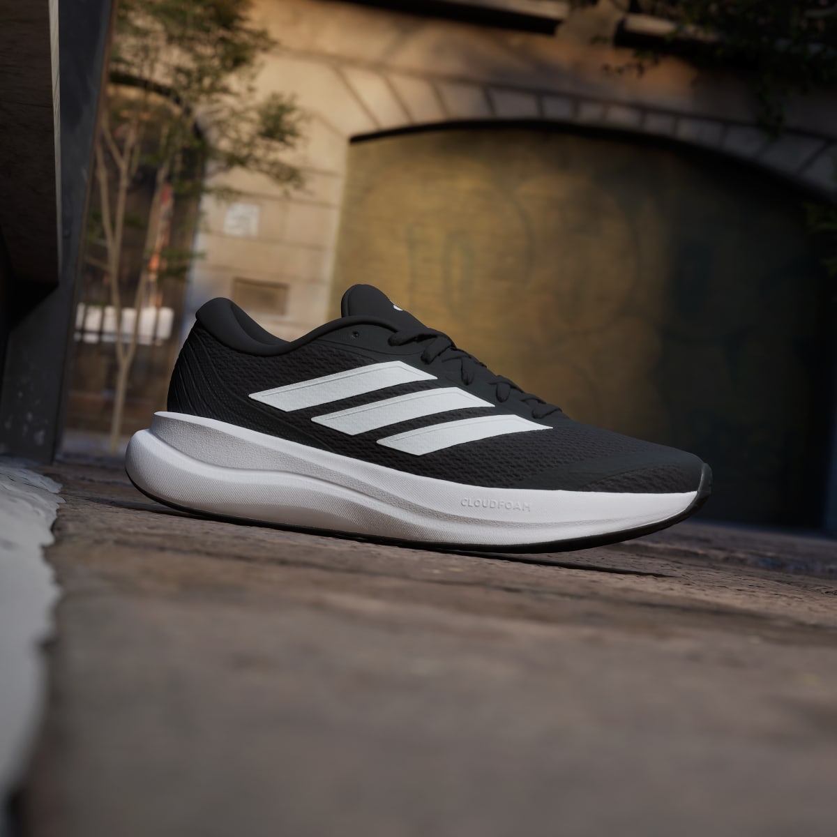 Adidas Women's RUNFALCON 6 Shoes - Core Black / Cloud White / Carbon - Image 3