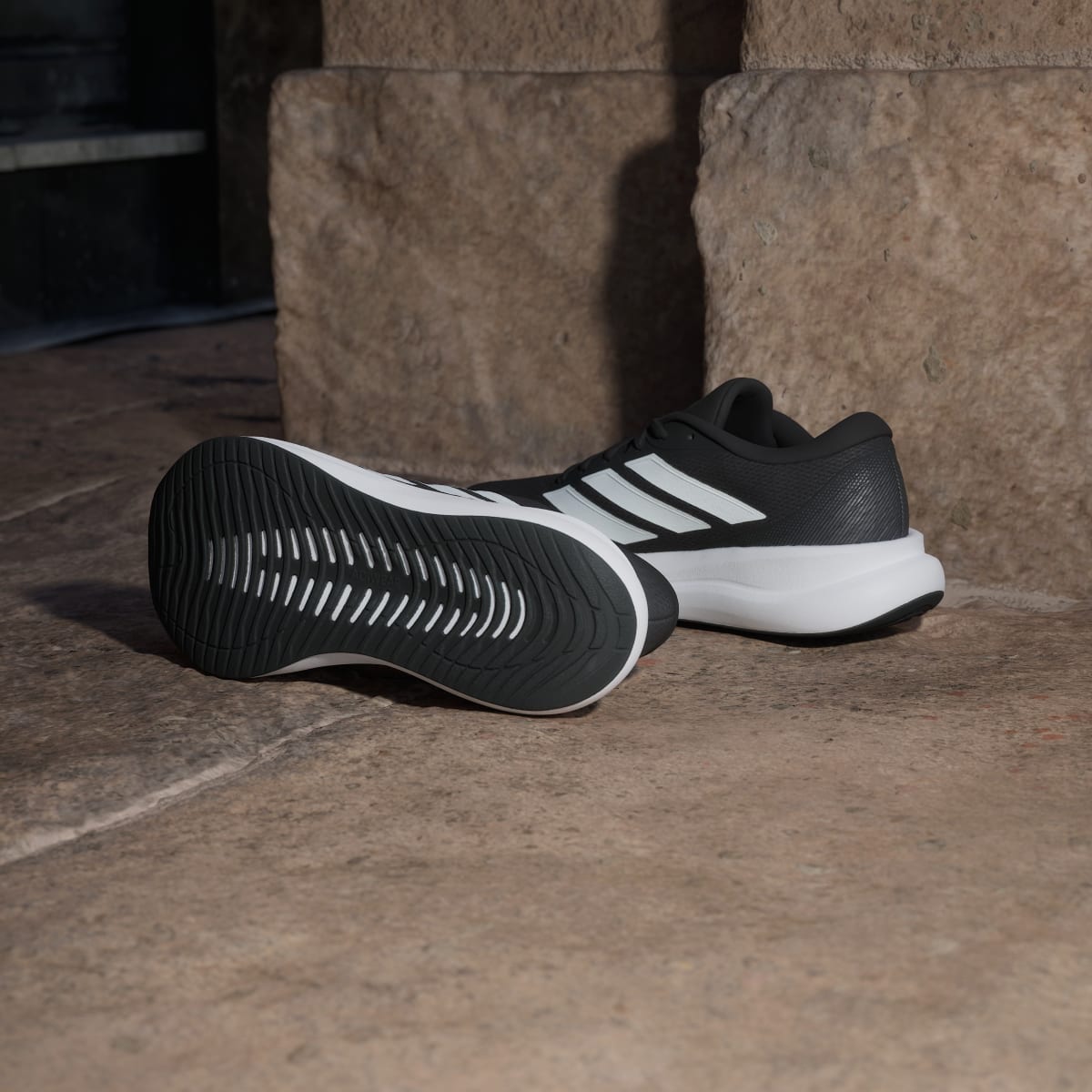 Adidas Women's RUNFALCON 6 Shoes - Core Black / Cloud White / Carbon - Image 4