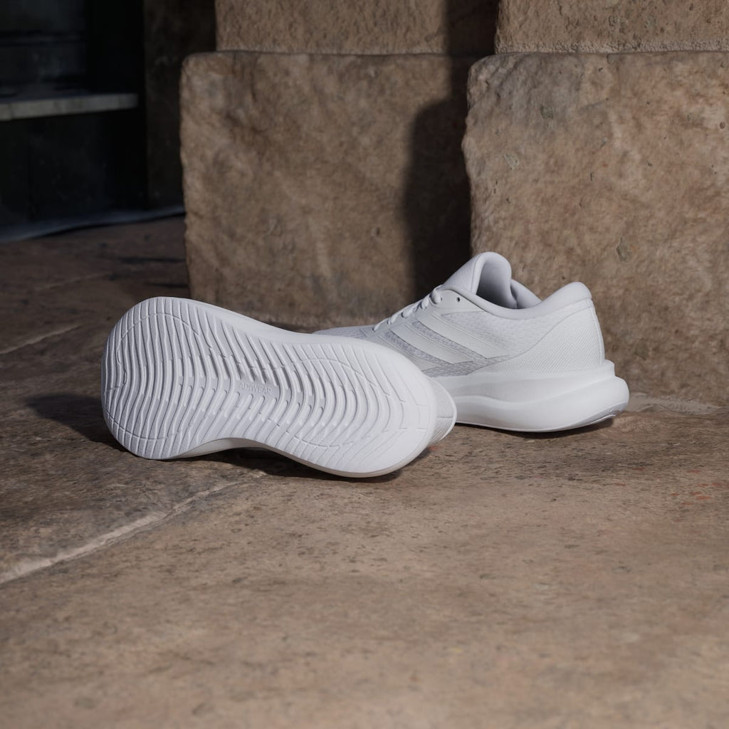 Adidas Women's RUNFALCON 6 Shoes - Cloud White / Cloud White / Grey One - Image 4