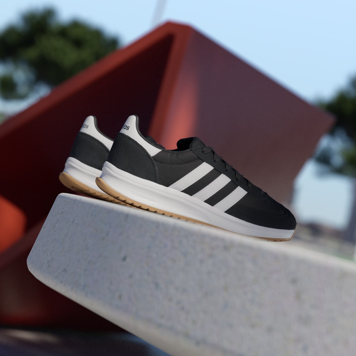 Adidas Women's RUN 70s 2.0 Shoes - Core Black / Core White / Core White - Image 6