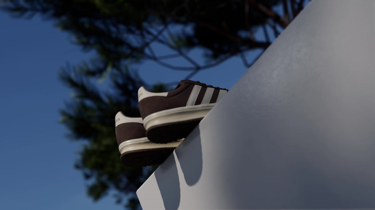 Adidas Men's RUN 70s 2.0 Shoes - Earth Strata / Off White / Warm Vanilla - Image 2