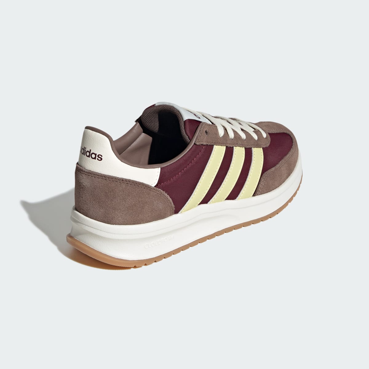 Adidas Women's RUN 70s 2.0 Shoes - Maroon / Powder Yellow / Earth Strata - Image 6