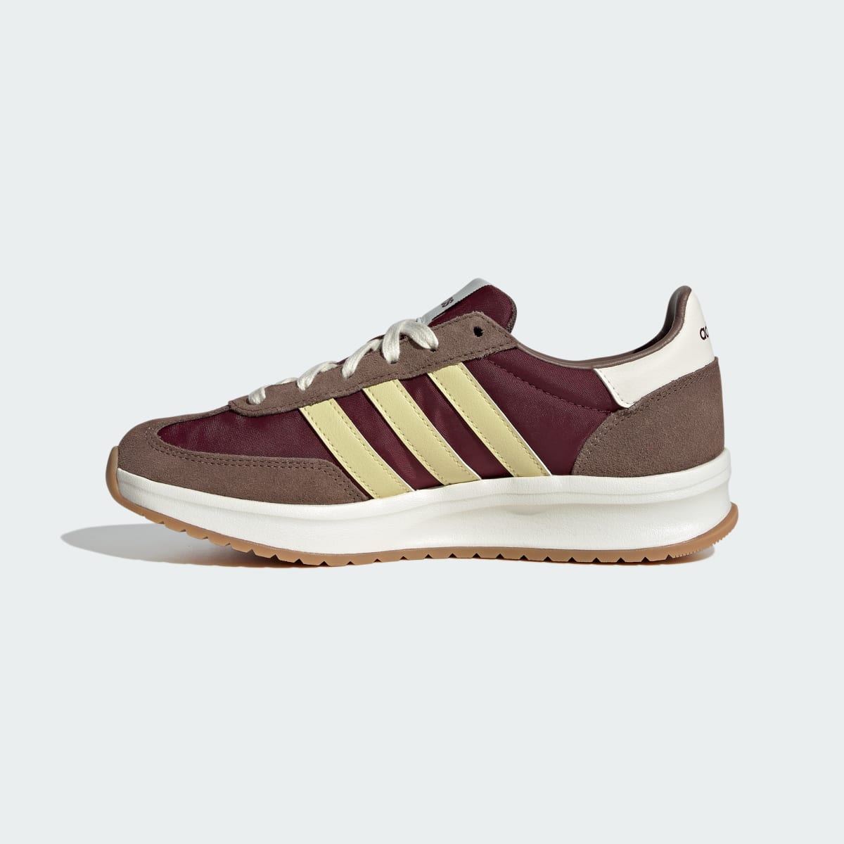 Adidas Women's RUN 70s 2.0 Shoes - Maroon / Powder Yellow / Earth Strata - Image 7