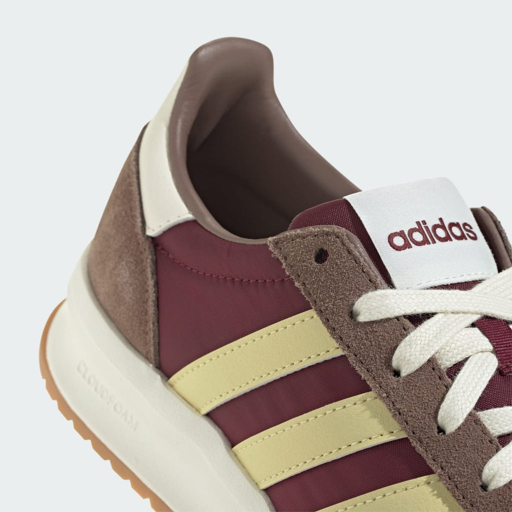 Adidas Women's RUN 70s 2.0 Shoes - Maroon / Powder Yellow / Earth Strata - Image 10