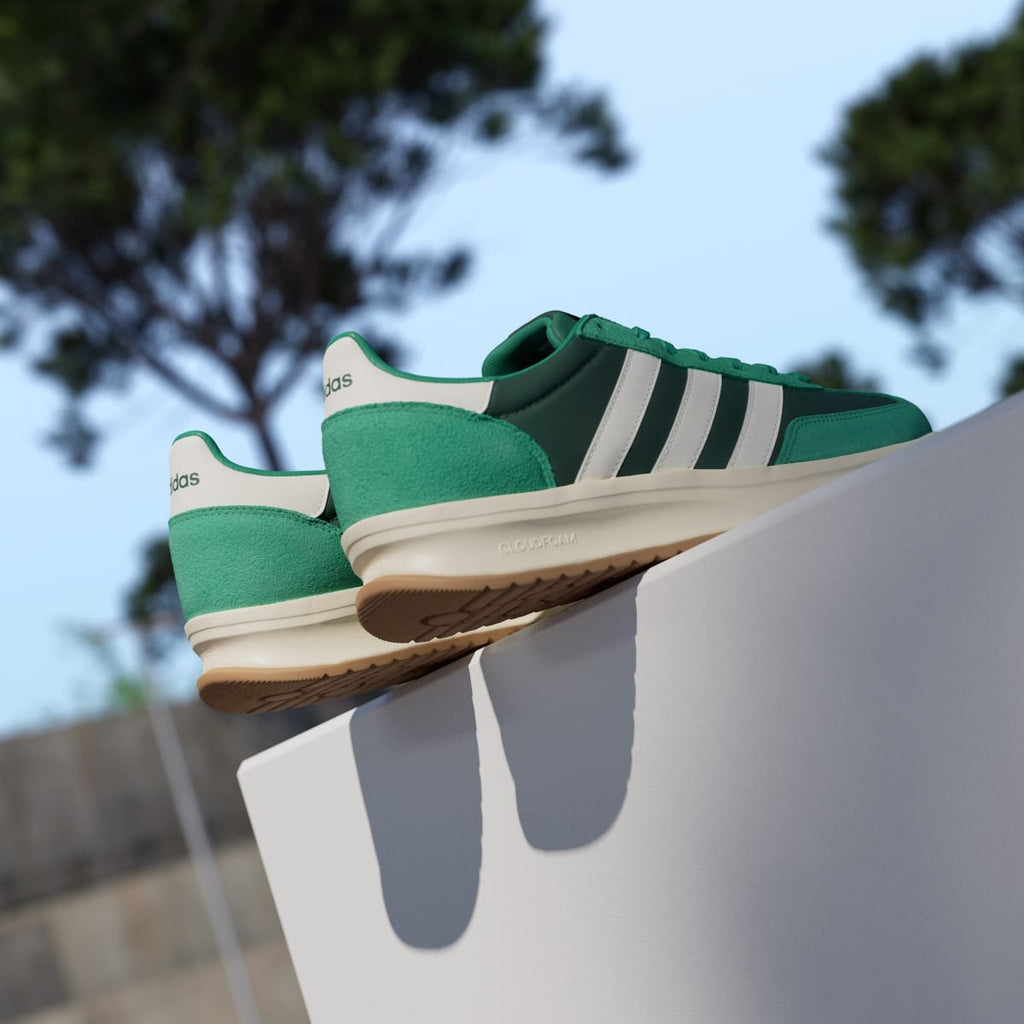 Adidas Men's RUN 70s 2.0 Shoes - Collegiate Green / Core White / Semi Court Green - Image 8