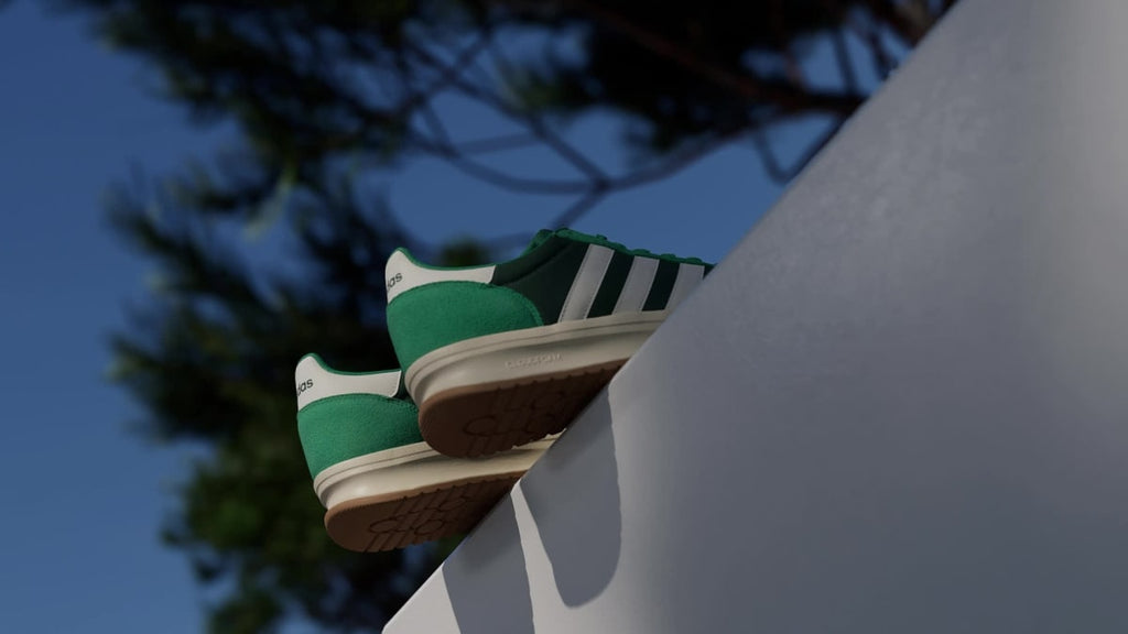 Adidas Men's RUN 70s 2.0 Shoes - Collegiate Green / Core White / Semi Court Green - Image 2