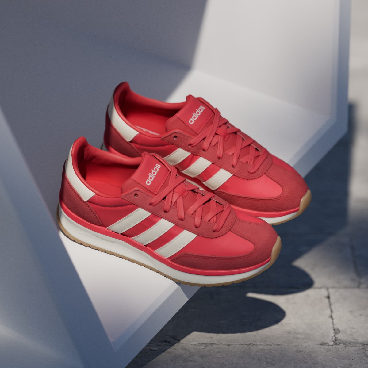 Adidas Women's RUN 70s 2.0 Shoes - Pure Ruby / Off White / Better Scarlet - Image 5