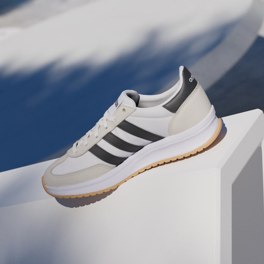 Adidas Women's RUN 70s 2.0 Shoes - Cloud White / Core Black / Grey One - Image 7