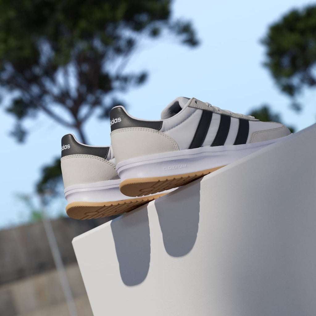 Adidas Women's RUN 70s 2.0 Shoes - Cloud White / Core Black / Grey One - Image 8