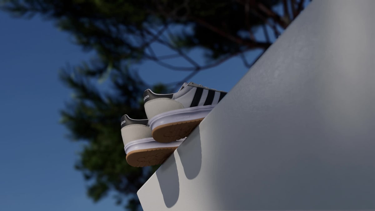 Adidas Women's RUN 70s 2.0 Shoes - Cloud White / Core Black / Grey One - Image 2