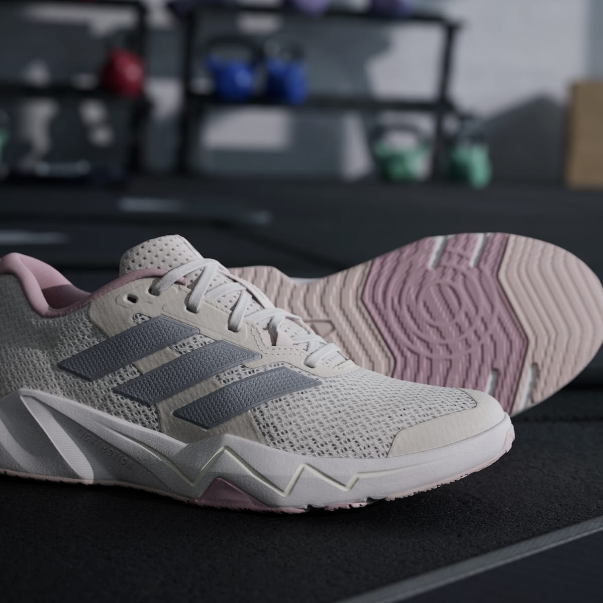 Adidas Women's Rapidmove Go Training Sneakers - Orbit Grey / Silver Metallic / Dual Lilac - Image 11