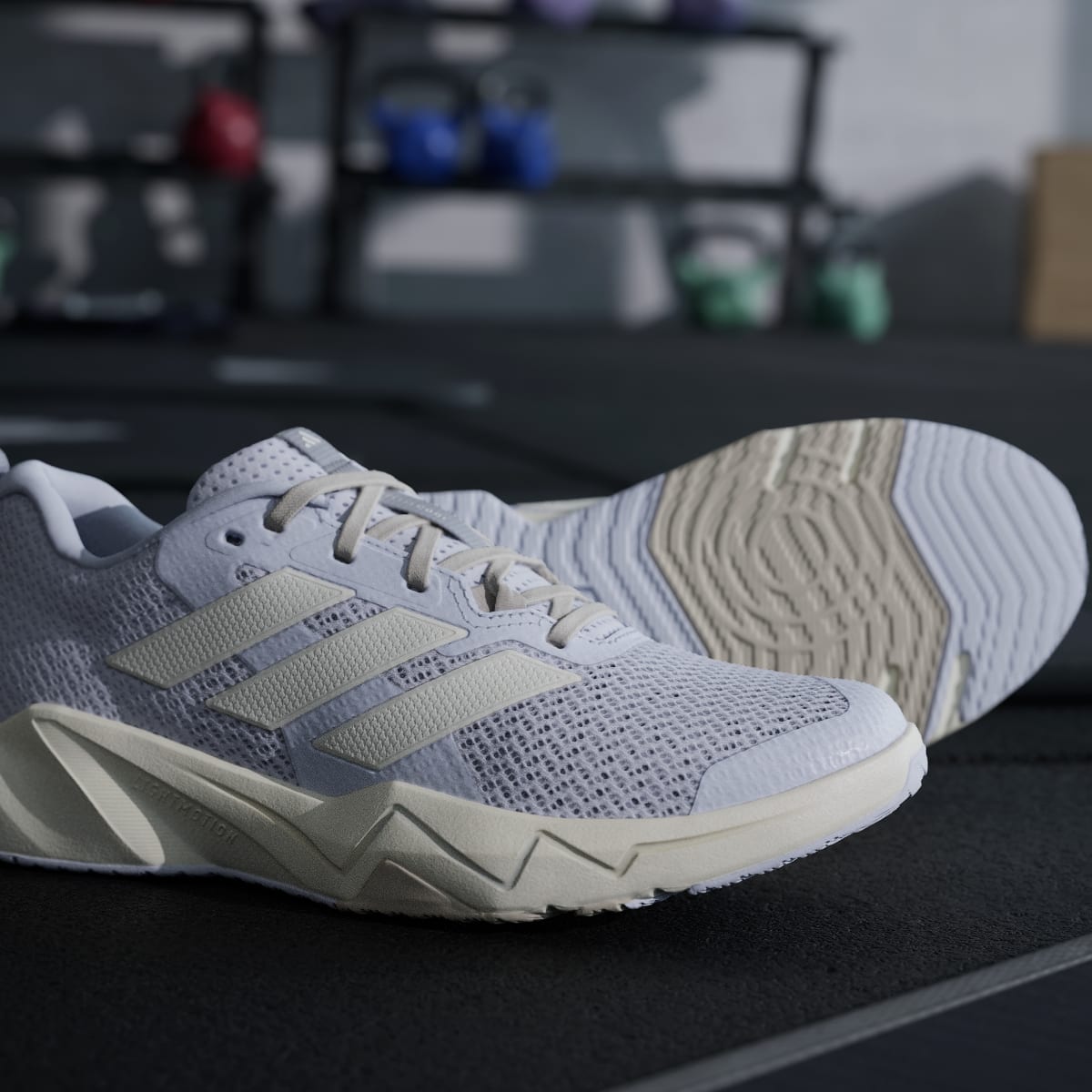 Adidas Women's Rapidmove Go Training Sneakers - Frozen Purple / Chalk White / Beige - Image 10