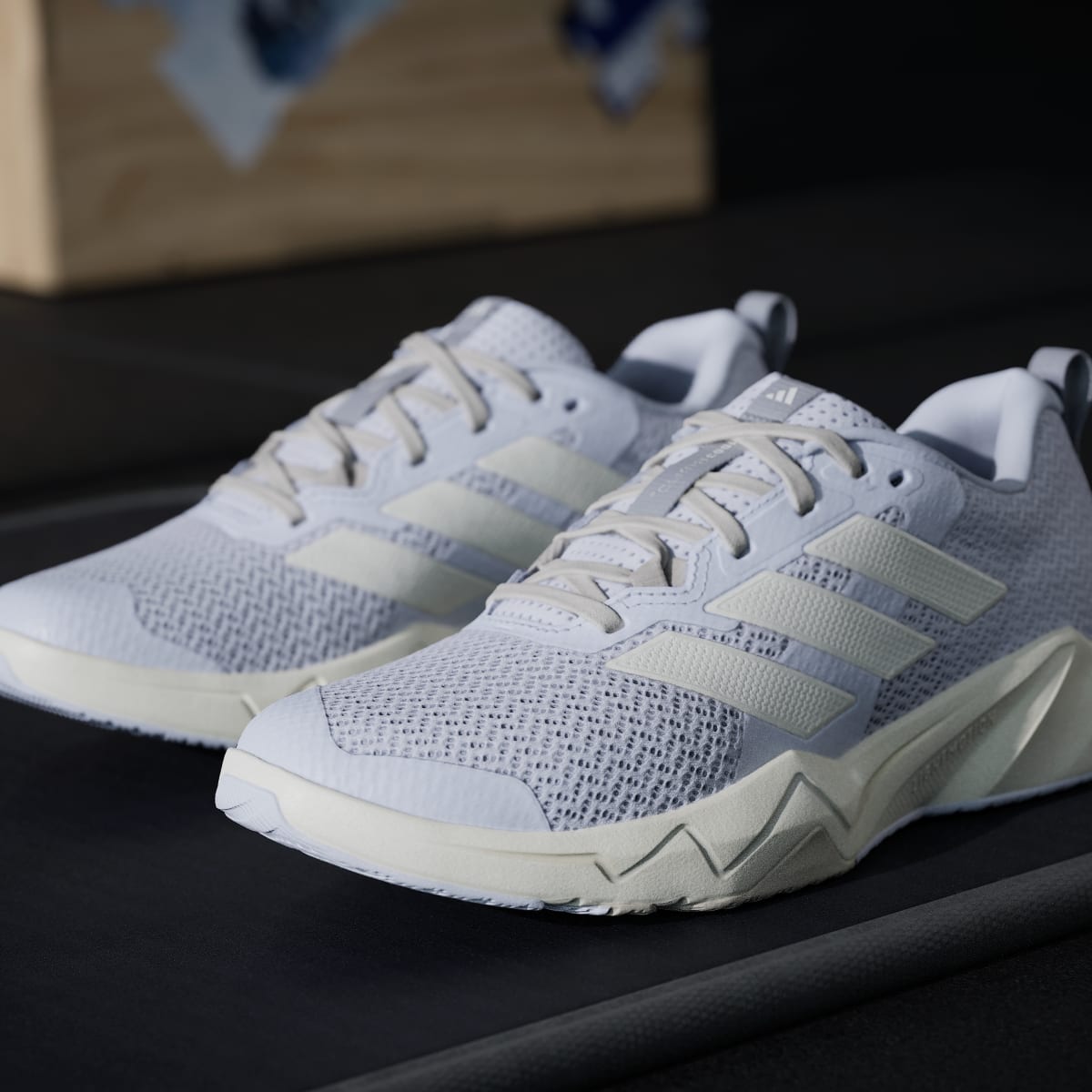 Adidas Women's Rapidmove Go Training Sneakers - Frozen Purple / Chalk White / Beige - Image 8