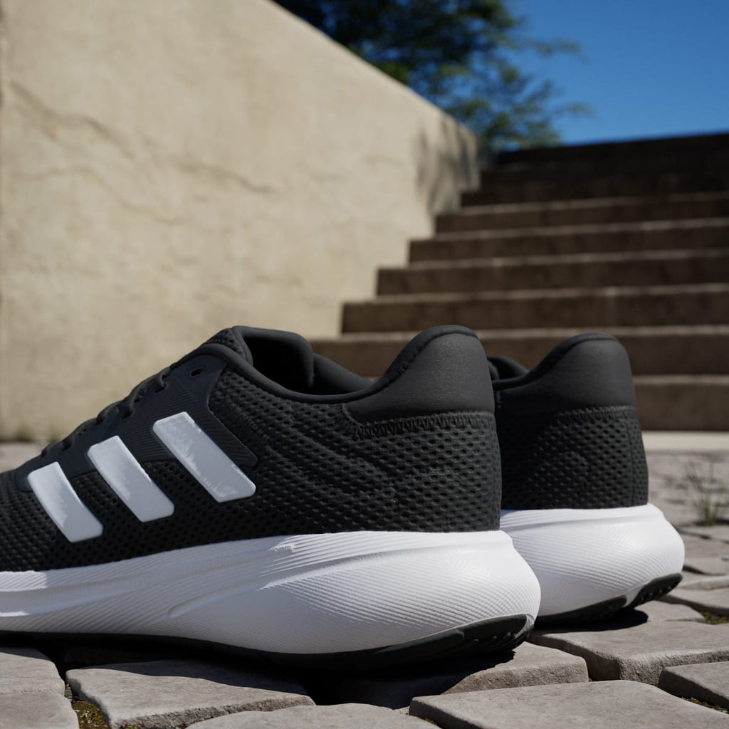 Adidas Men's Response Runner Shoes - Core Black / Cloud White / Cloud White - Image 10
