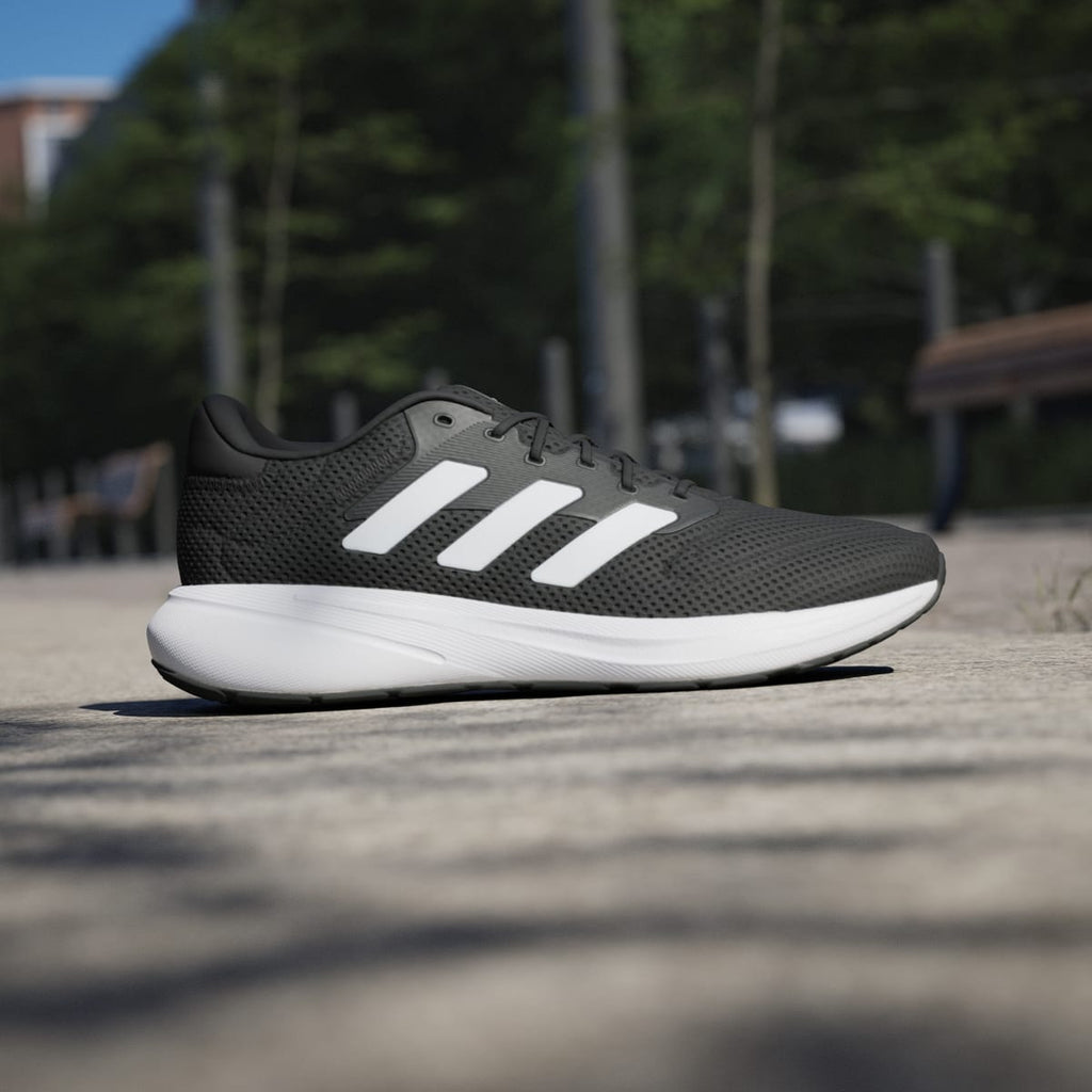 Adidas Men's Response Runner Shoes - Core Black / Cloud White / Cloud White - Image 3