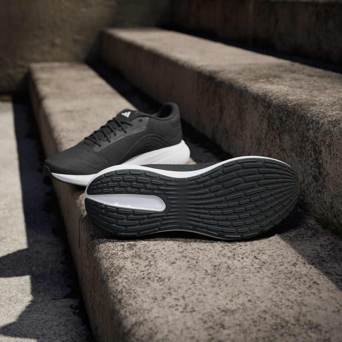 Adidas Men's Response Runner Shoes - Core Black / Cloud White / Cloud White - Image 4