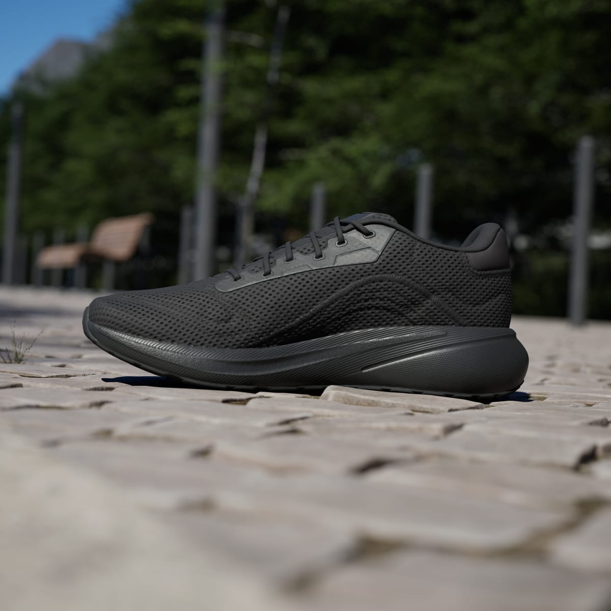 Adidas Women's Response Runner Shoes - Core Black / Core Black / Core Black - Image 7