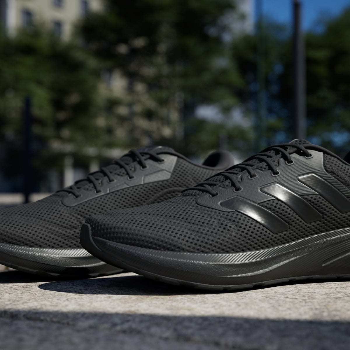 Adidas Men's Response Runner Shoes - Core Black / Core Black / Core Black - Image 9