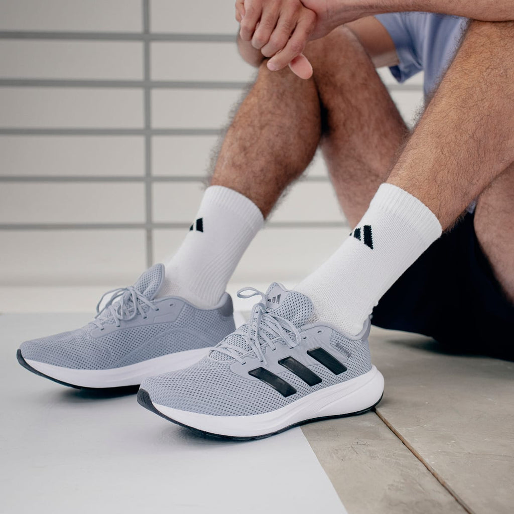 Adidas Women's Response Runner Shoes - Halo Silver / Core Black / Grey - Image 13