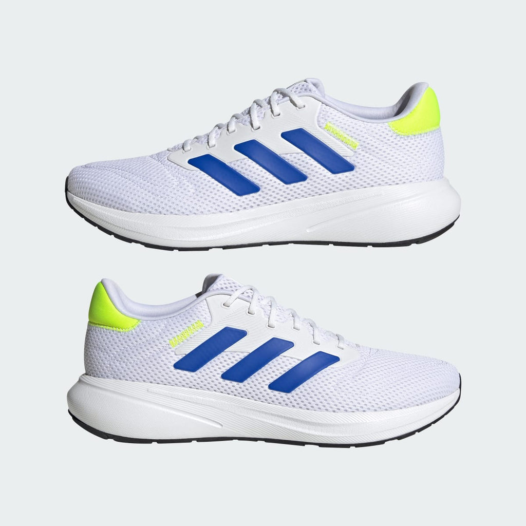 Adidas Men's Response Runner Shoes - Cloud White / Lucid Blue / Lucid Lemon - Image 7