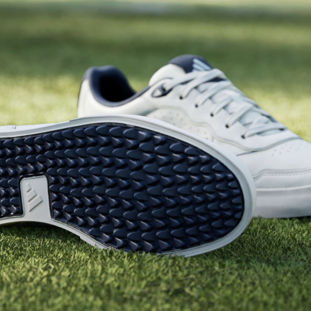 Adidas Men's Retrocross 25 Spikeless Golf Shoes - Off White / Night Indigo / Off White - Image 9