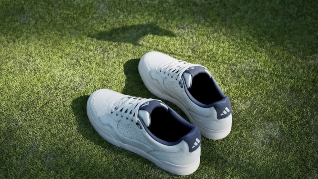 Adidas Men's Retrocross 25 Spikeless Golf Shoes - Off White / Night Indigo / Off White - Image 2