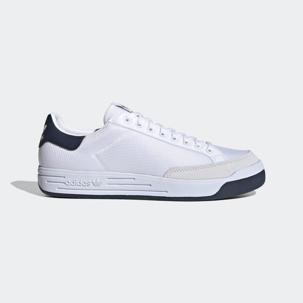 Adidas Men's Rod Laver Shoes - Cloud White / Cloud White / Collegiate Navy - Image 1