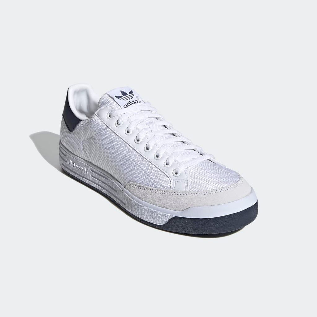Adidas Men's Rod Laver Shoes - Cloud White / Cloud White / Collegiate Navy - Image 4