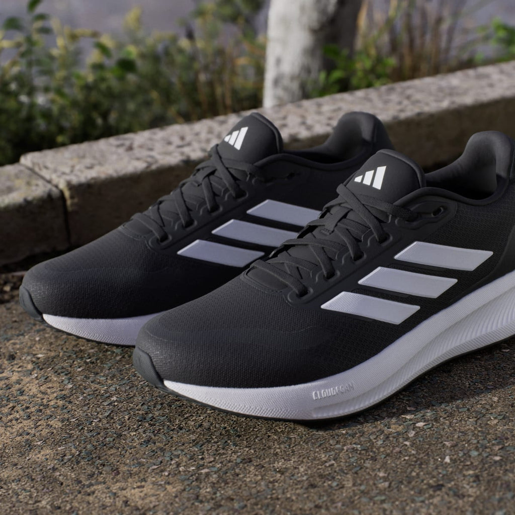Adidas Men's Runfalcon 5 Running Shoes - Core Black / Cloud White / Core Black - Image 11