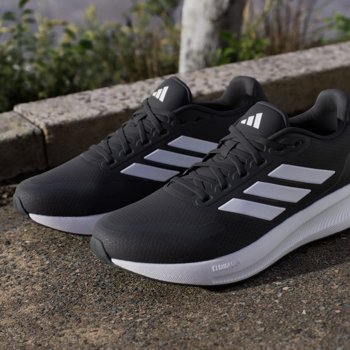 Adidas Men's Runfalcon 5 Running Shoes - Core Black / Cloud White / Core Black - Image 11