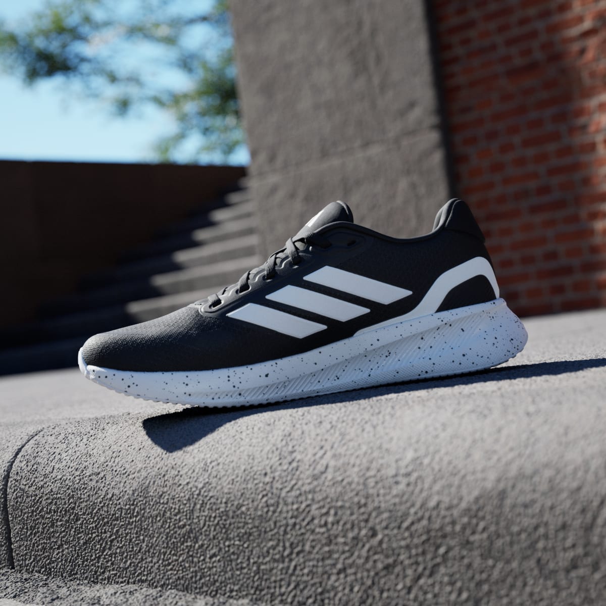 Adidas Men's Runfalcon 5 Running Shoes - Core Black / Cloud White / Core Black - Image 7