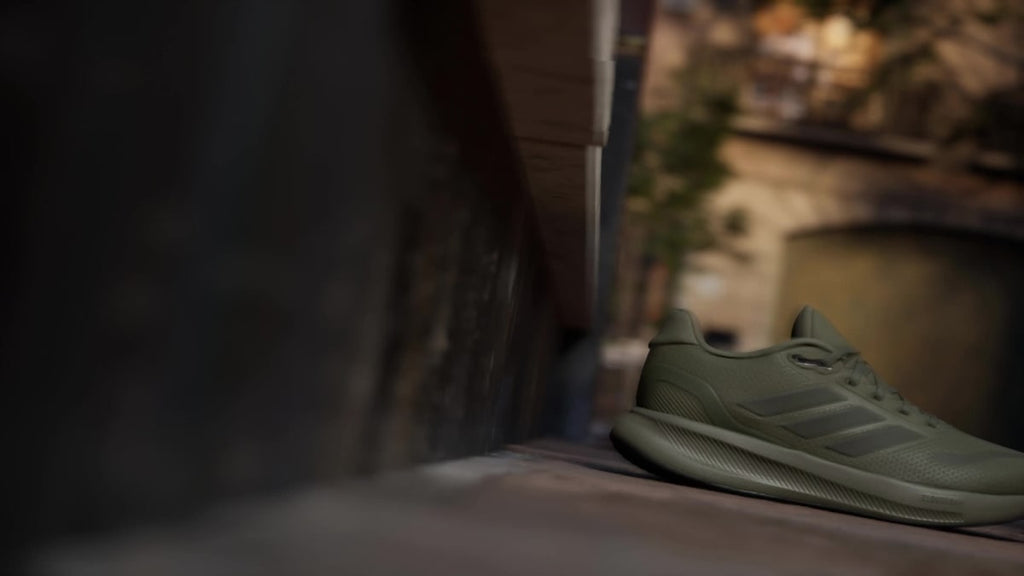 Adidas Men's Runfalcon 5 Running Shoes - Olive Strata / Shadow Olive / Core Black - Image 2
