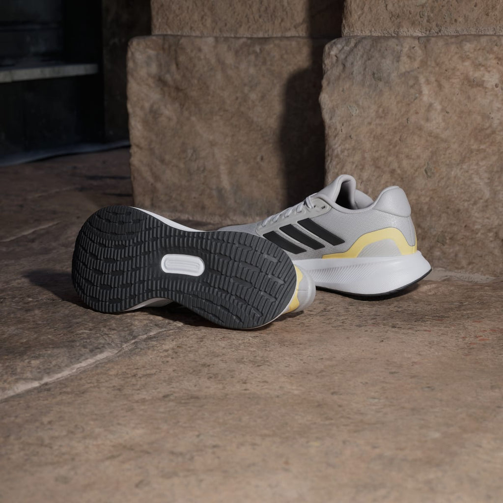 Adidas Women's Runfalcon 5 Running Shoes - Grey One / Core Black / Cloud White - Image 4