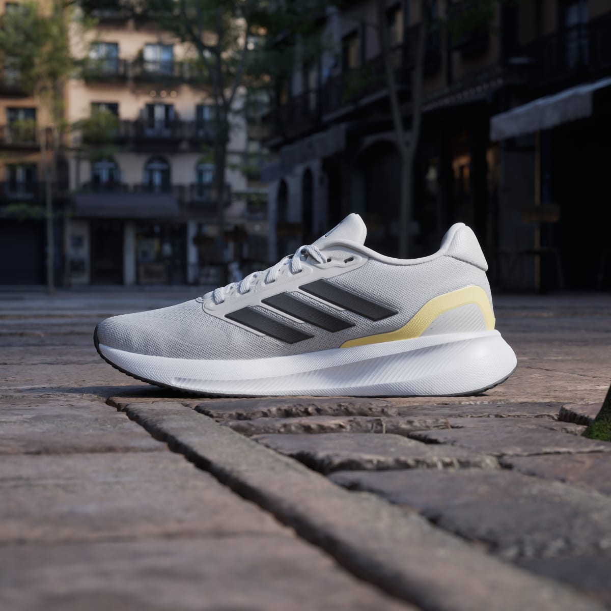 Adidas Women's Runfalcon 5 Running Shoes - Grey One / Core Black / Cloud White - Image 7