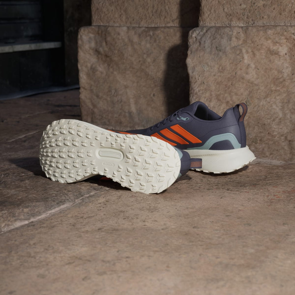 Adidas Men's Runfalcon 5 TR Running Shoes - Aurora Onix / Pure Orange / Core Black - Image 4