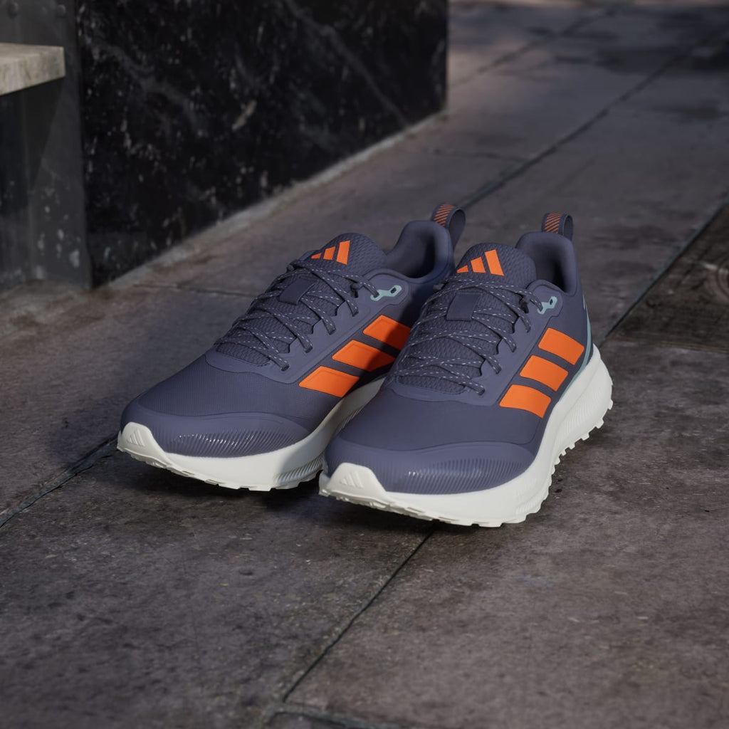 Adidas Men's Runfalcon 5 TR Running Shoes - Aurora Onix / Pure Orange / Core Black - Image 8