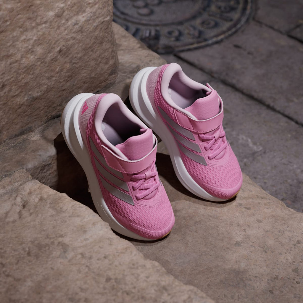 Adidas Kids' Runfalcon 6 Shoes Children - St Tropic Bloom / Silver Metallic / Lucid Pink - Image 5