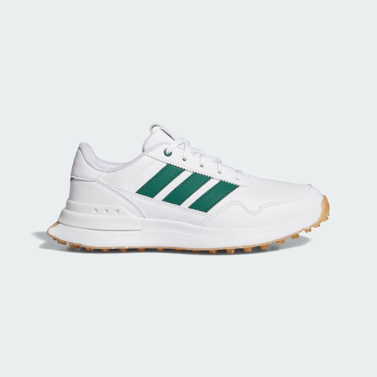 Adidas Kids' S2G 26 SPIKELESS GOLF SHOES - Cloud White / Collegiate Green / Gum M2 - Image 1
