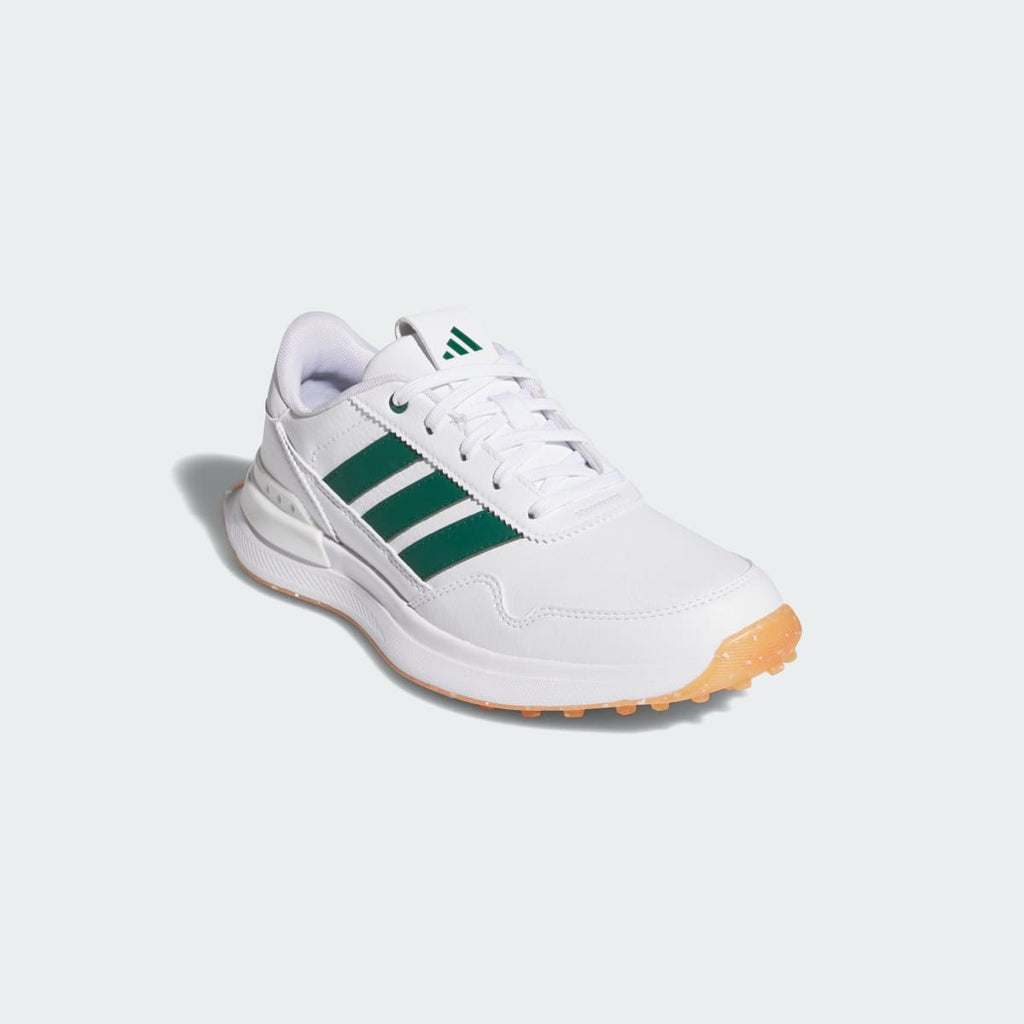 Adidas Kids' S2G 26 SPIKELESS GOLF SHOES - Cloud White / Collegiate Green / Gum M2 - Image 4