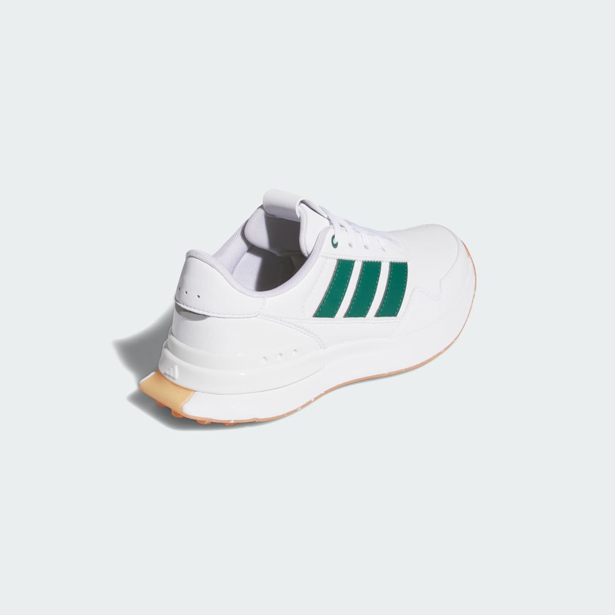 Adidas Kids' S2G 26 SPIKELESS GOLF SHOES - Cloud White / Collegiate Green / Gum M2 - Image 5