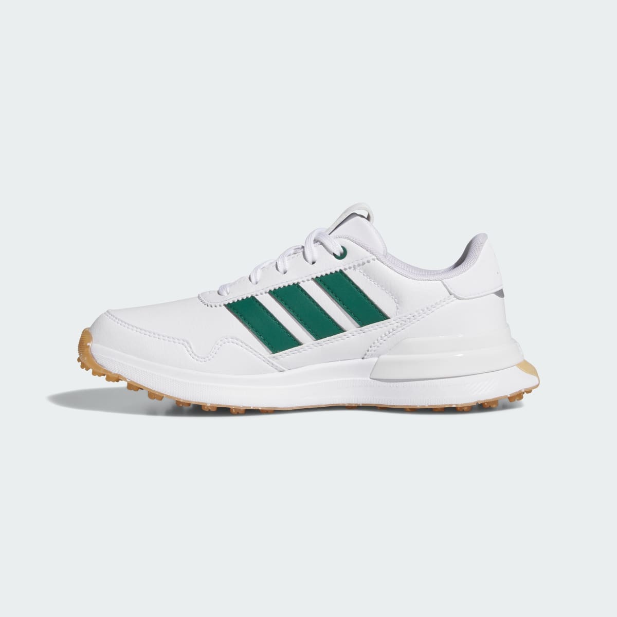 Adidas Kids' S2G 26 SPIKELESS GOLF SHOES - Cloud White / Collegiate Green / Gum M2 - Image 6