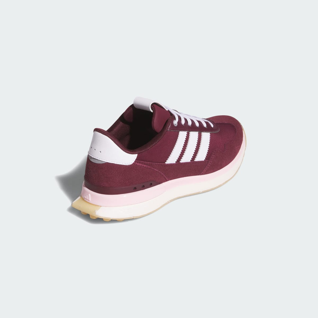 Adidas Women's S2G 26 TEXTILE SPIKELESS GOLF SHOES - Maroon / Cloud White / Clear Pink - Image 5