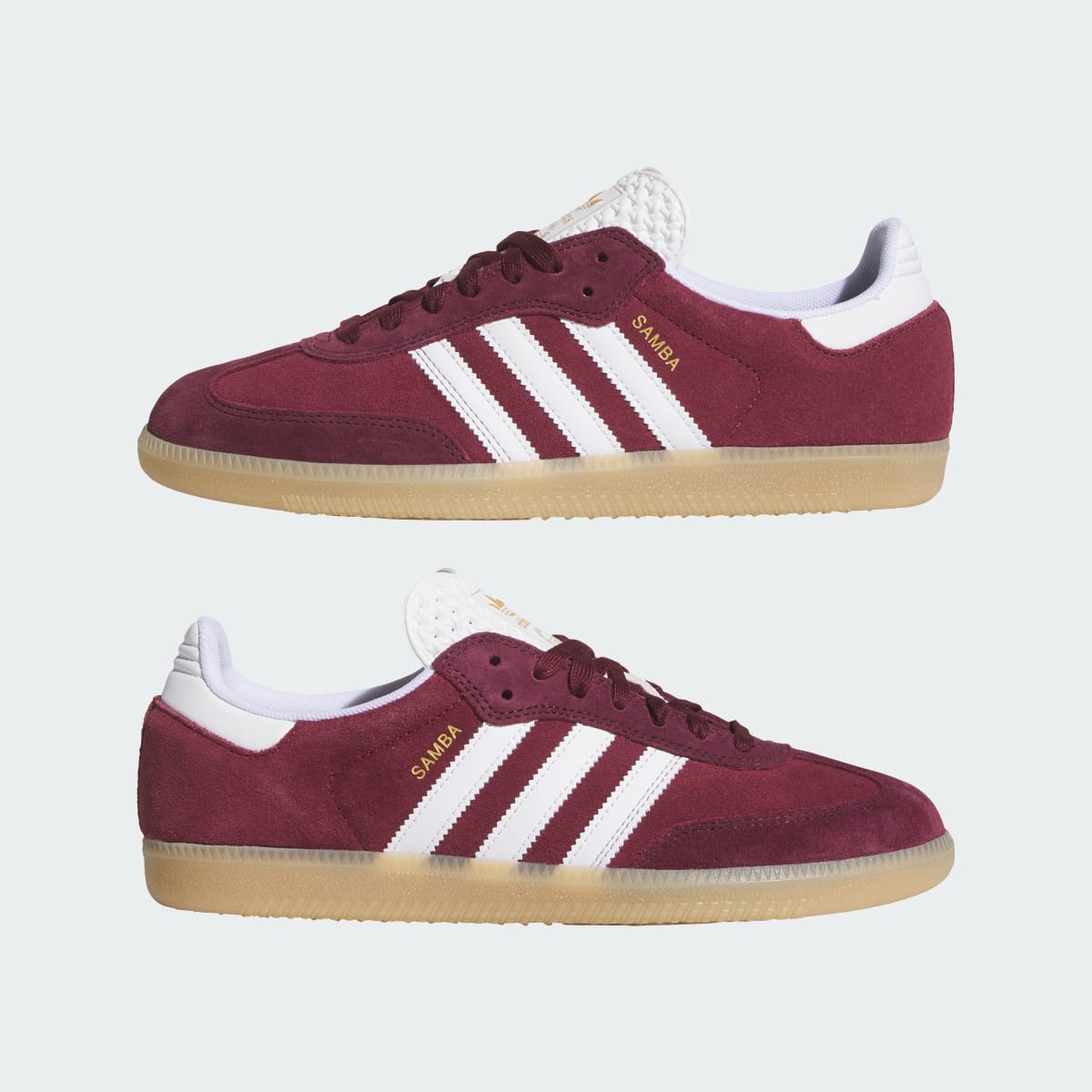 Adidas Men's SAMBA ADV SHOES - Shadow Red / Cloud White / Maroon - Image 7