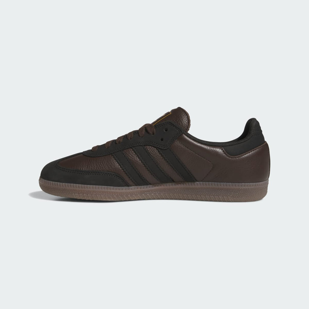 Adidas Men's SAMBA ADV Shoes - Dark Brown / Core Black / Gum - Image 6