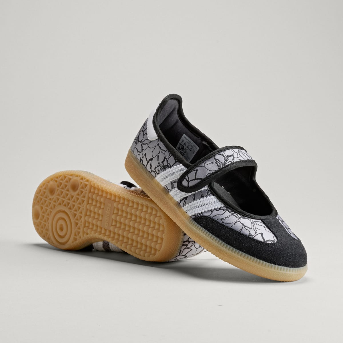 Adidas Women's SAMBA JANE SHOES - Core Black / Cloud White / Gum - Image 1
