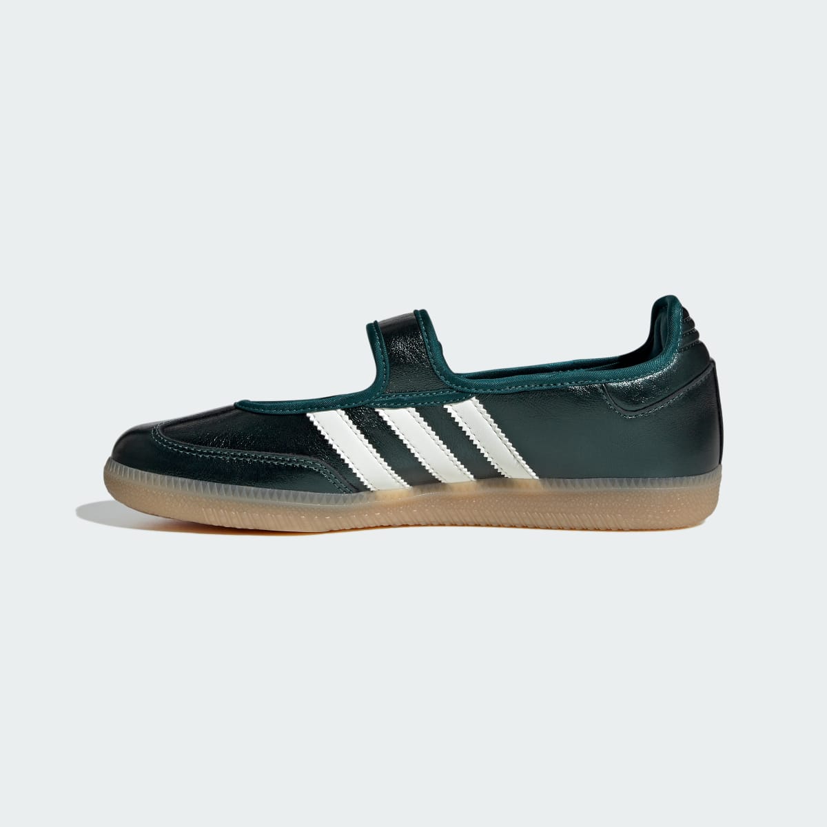 Adidas Women's SAMBA JANE SHOES - Rich Green / Off White / Gum - Image 6