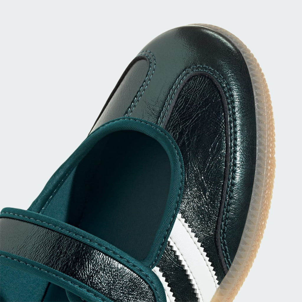 Adidas Women's SAMBA JANE SHOES - Rich Green / Off White / Gum - Image 8