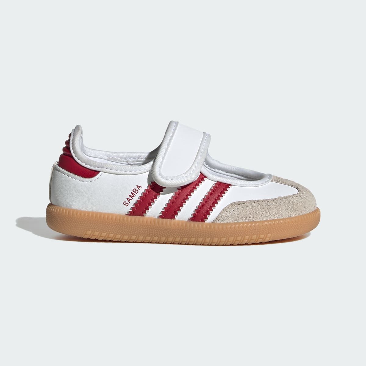 Adidas Kids' SAMBA JANE SHOES - Cloud White / Team Victory Red / Gum - Image 1