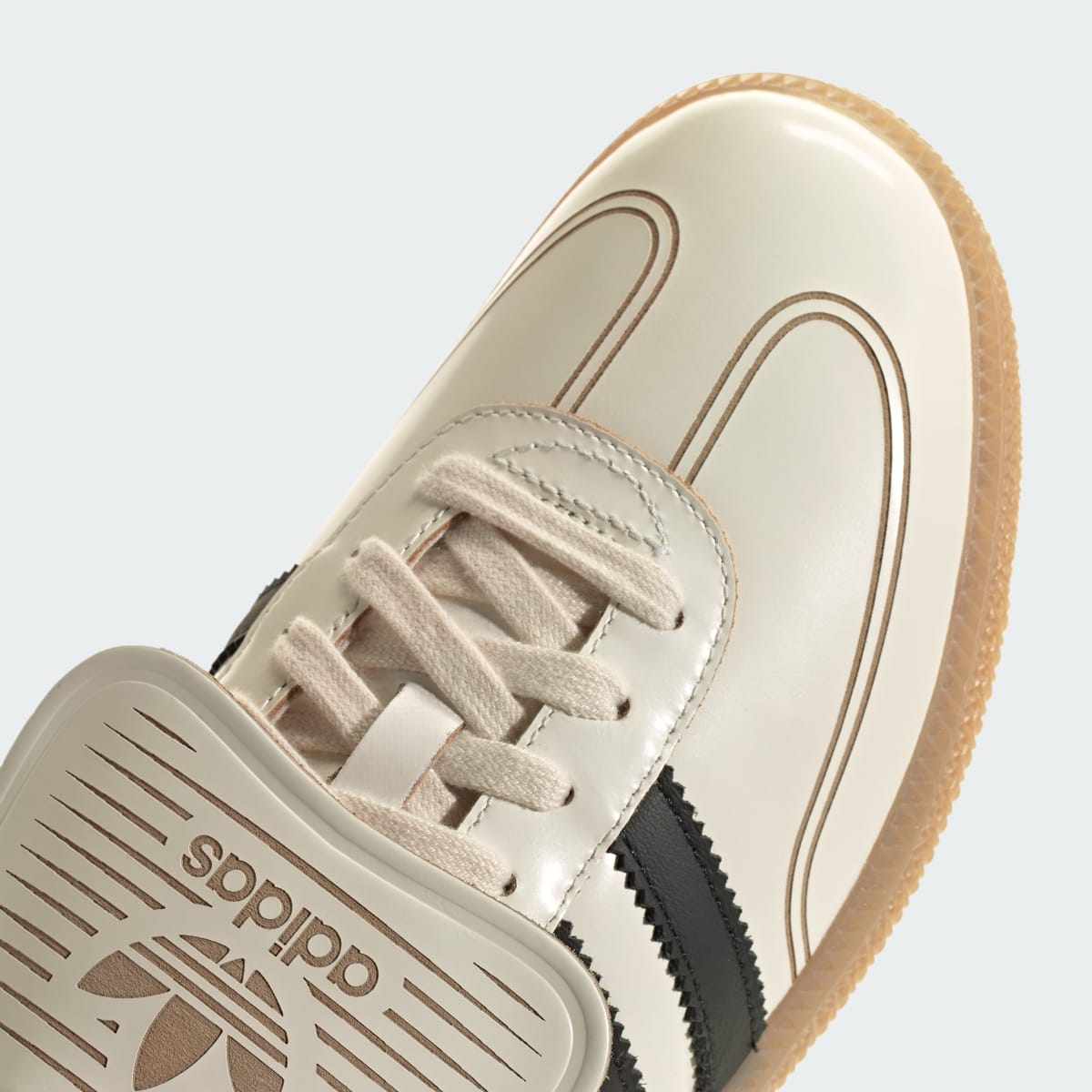 Adidas Men's SAMBA LT SHOES - Core White / Core Black / Wonder White - Image 7